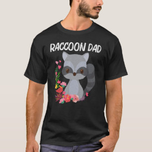 Cute Racoon For Dad Men Racoon Trash Panda Anima T-Shirt