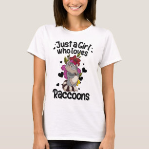 Cute Racoon Gift For Girls Women Trash Panda Anim T-Shirt