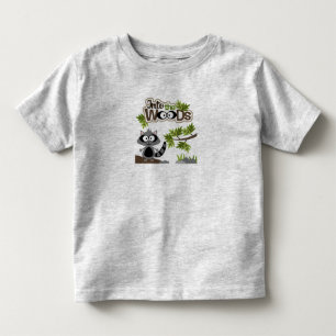 Cute Racoon In the Woods Toddler T-Shirt