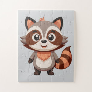 Cute Racoon Jigsaw Puzzle