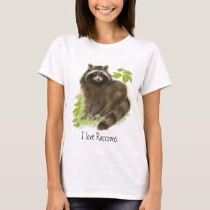 Cute Racoon Nature T-Shirt