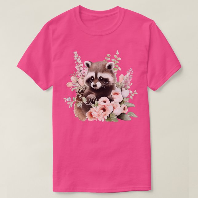 Cute racoon T-Shirt (Design Front)