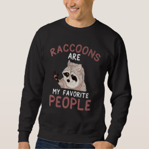 Cute Racoon Trash Panda Cute Animal Racoon Sweatshirt