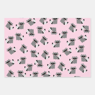 Cute Racoon Wrapping paper
