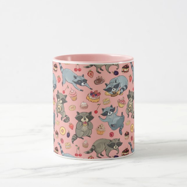 Cute Racoons Mug (Center)