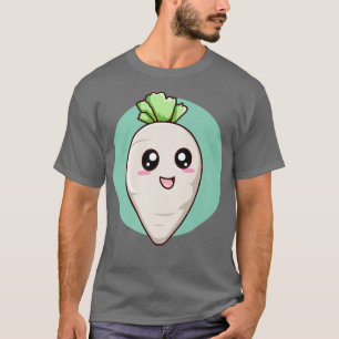 Cute Radish Vegetables Salad Vegan Vegetarians T-Shirt