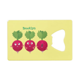 Cute radishes singing trio cartoon vegetables