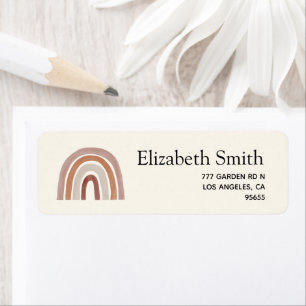 Cute Rainbow Boho Baby Shower