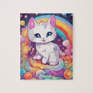 Cute Rainbow Cat Jigsaw Puzzle