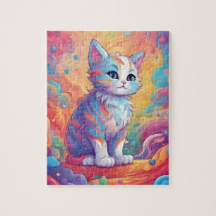 Cute Rainbow Cat Jigsaw Puzzle