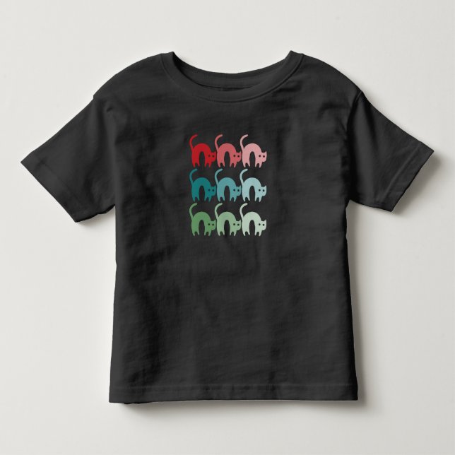 Cute Rainbow Cats Baby T-Shirt Fixed Design (Front)