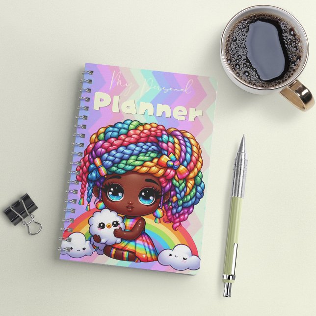 Cute Rainbow Chibi Girl "My Personal Planner"  Planner (Creator Uploaded)