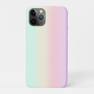 Cute Rainbow colourful gradient Watercolor pastel iPhone 11 Pro Case