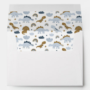 Cute Rainbow Dinosaur Pattern Envelope
