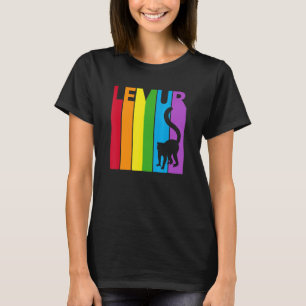 Cute Rainbow Lemur Animal T-Shirt