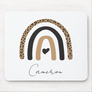 Cute Rainbow Leopard Pattern Mouse Mat