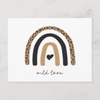 Cute Rainbow Leopard Pattern