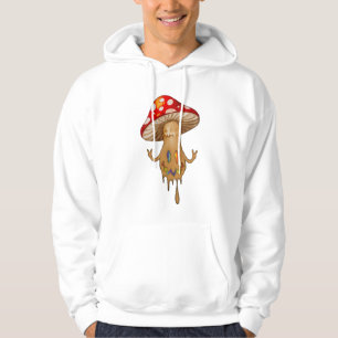 Cute Rainbow Mushroom Hooded Sweatshirt