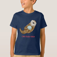 Cute rainbow Otter Scallops Birthday party