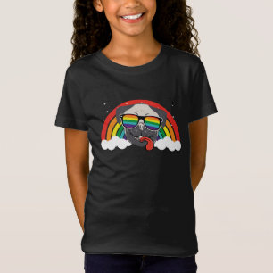 Cute Rainbow Pug T-Shirt