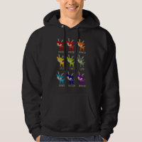 Cute Rainbow Reindeer Tacky Christmas