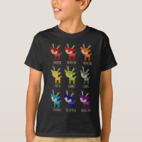 Cute Rainbow Reindeer Tacky Christmas