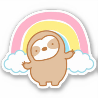 Cute Rainbow Sloth