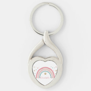 Cute Rainbow Stars Key Ring