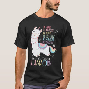 Cute Rainbow Unicorn Alpaca Unless You Could Be A T-Shirt