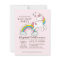Cute Rainbow Unicorn And Sparkles Birthday