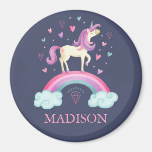 Cute Rainbow Unicorn Magnet