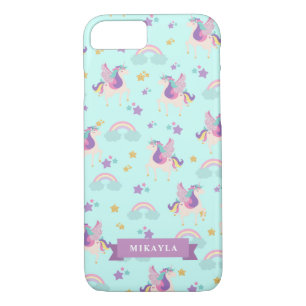 Cute Rainbow Unicorn Pattern iPhone 8/7 Case
