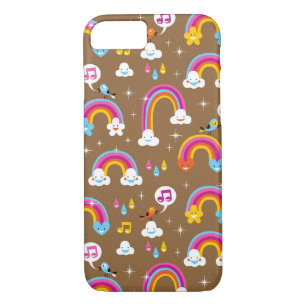 cute rainbows pattern iPhone 8/7 case