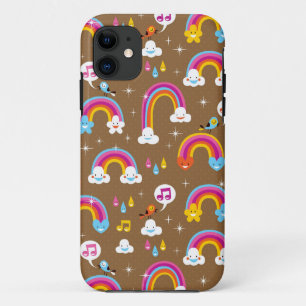 cute rainbows pattern iPhone 11 case