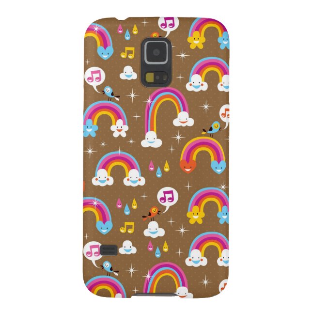 cute rainbows pattern Case-Mate samsung galaxy case (Back)