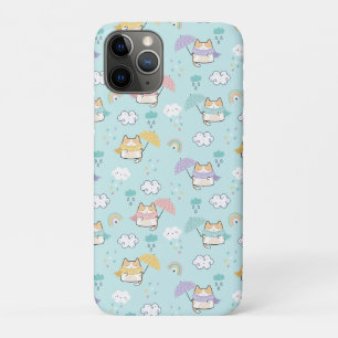 Cute Rainy Day Pattern  iPhone 11 Pro Case