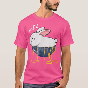 Cute Ramen and Bunny Funny Anime Noodle Japanese R T-Shirt
