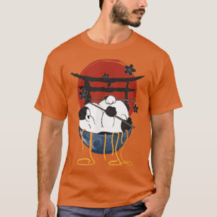 Cute Ramen and Cats Funny Japanese Anime Noodle Ra T-Shirt