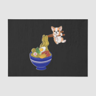 Cute Ramen Corgi Dog Tissue Paper