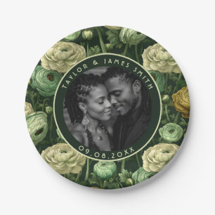 Cute Ranunculus Plates For Reception Party