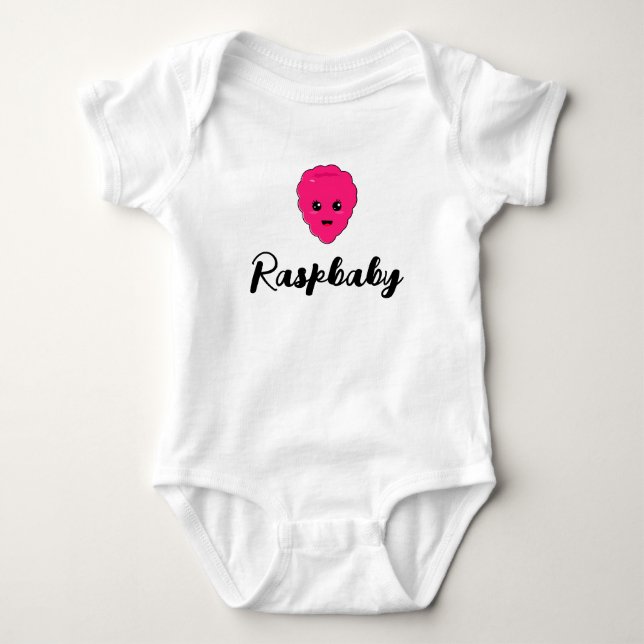 Cute Raspbaby Baby Bodysuit (Front)