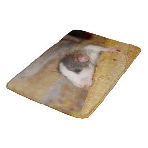 Cute Rat Bath Mat