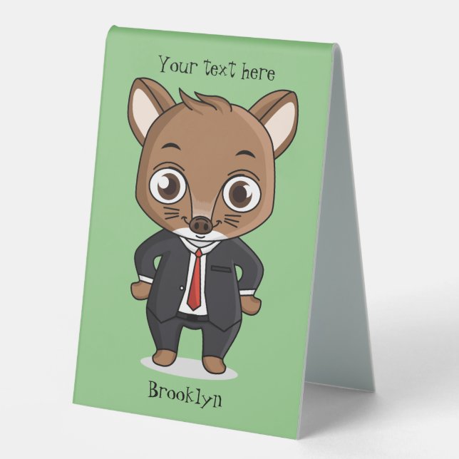 Cute rat cartoon illustration (Front)