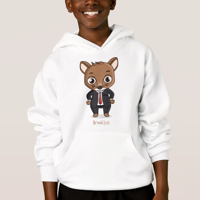 Cute rat cartoon illustration (Front)