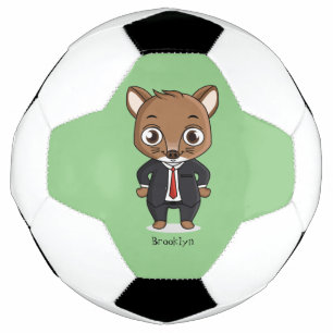 Cute rat cartoon illustration football