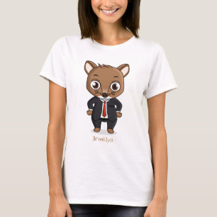 Cute rat cartoon illustration T-Shirt