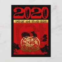 Cute Rat Chinese Year 2020 Zodiac Birthday VPost
