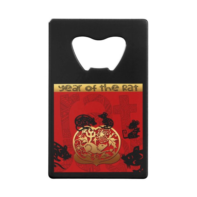 Cute Rat Chinese Year Zodiac Birthday SSBO (Front)