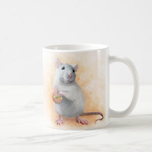 Cute rat coffee mug
