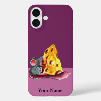 Cute Rat Eating Cheese Case Iphone